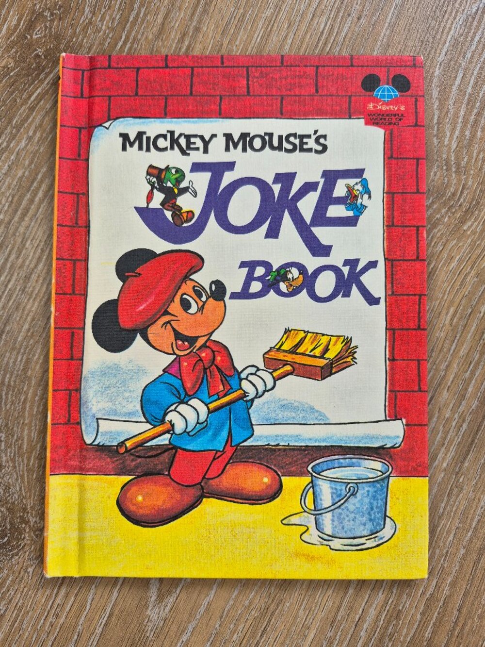 Disney Vintage Mickey Mouse's Joke Book 1973 Wonderful World Of Disney